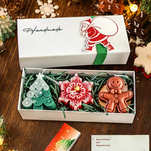 Handmade Christmas Scented Candles – Holiday Home Décor