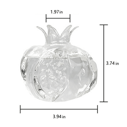 Pomegranate Glass Hydroponic Growth Vessel
