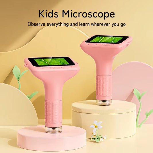 Kids Digital Microscope – 1080P Portable Microscope with 2MP Camera