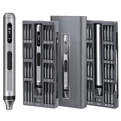 50-in-1 Electric Screwdriver Set – Magnetic Cordless Mini Screwdriver with OLED Display