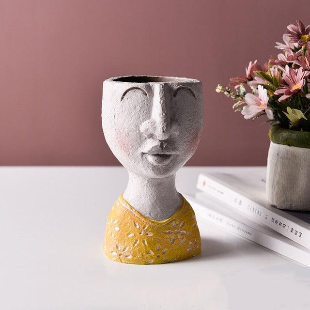 Persona Caricature Sculpture Pot