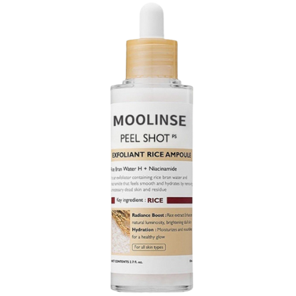 GLOWCHE MOOLINSE Peel Shot Glow Rice Ampoule Duo