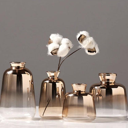 AuroraGold Reflective Vase