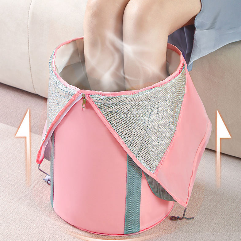 Insulated Folding Foot Bath Bucket – Portable Foot Soaking Bag for Home & Travel