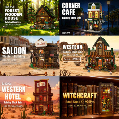 LED Christmas Building Blocks Set – Creative DIY Assembly Toy for Kids