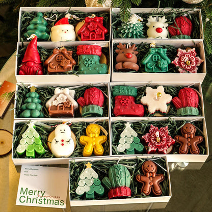 Handmade Christmas Scented Candles – Holiday Home Décor