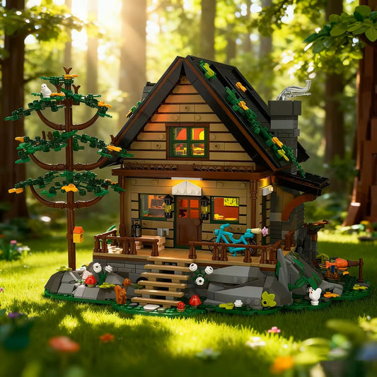 LED Christmas Building Blocks Set – Creative DIY Assembly Toy for Kids