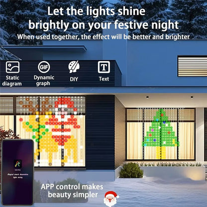 400–800 LED RGB Smart Curtain Lights – Music Sync, App & Remote Control Party Lights
