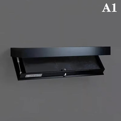 Hidden Floating Shelf with Secret Compartment