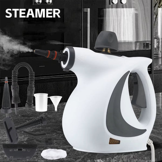 2500W High-Pressure Handheld Steam Cleaner – Portable Deep Cleaning Steamer for Home, Kitchen, Tile Grout & Auto Detailing