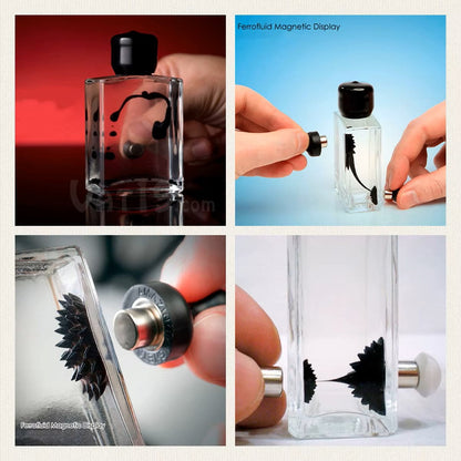 Ferrofluid Magnetic Stress Relief Desk Toy | Science Display & Liquid Sculpture Kit | Standard