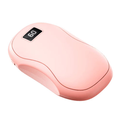 2-in-1 Portable Hand Warmer & 3500mAh Power Bank – 3-Gear Adjustable Heat, Digital Display, Overheat Protection – Compact Pocket Heater for Outdoors