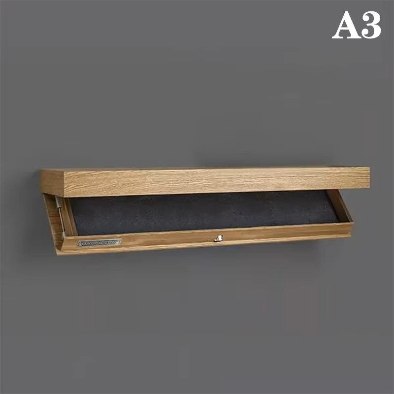 Hidden Floating Shelf with Secret Compartment