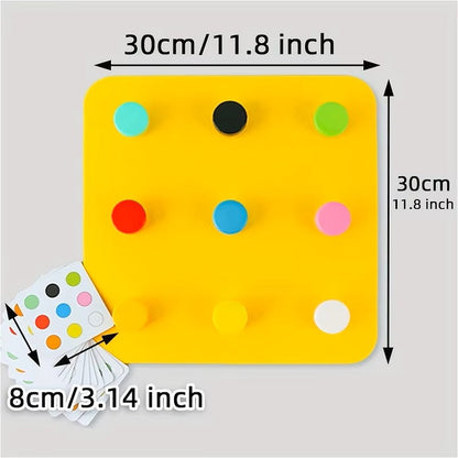 1-Set Felt Color Matching Toy – Soft Montessori Educational Matching Game for Toddlers