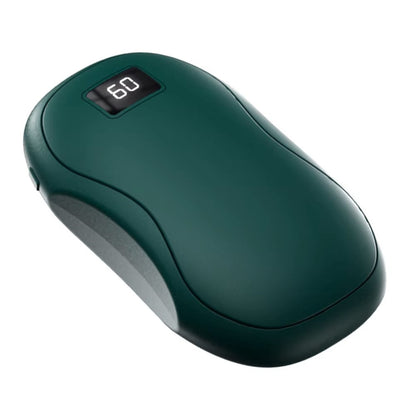 2-in-1 Portable Hand Warmer & 3500mAh Power Bank – 3-Gear Adjustable Heat, Digital Display, Overheat Protection – Compact Pocket Heater for Outdoors