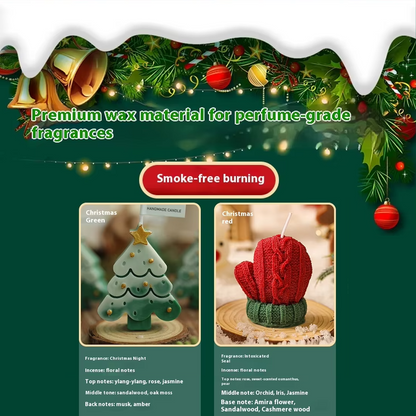Handmade Christmas Scented Candles – Holiday Home Décor
