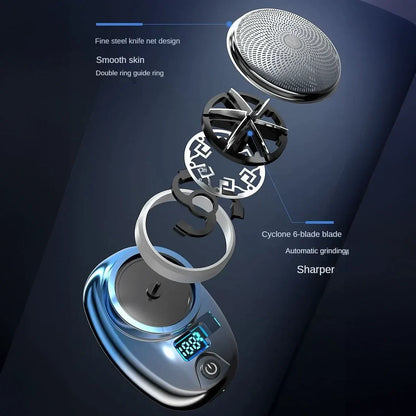 Mini Portable Shaver - Portable, USB Rechargeable, Waterproof, for Men & Women