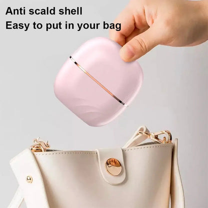 Cordless Hair Straightener Brush – 3 Temp Adjustable Fast Heating Electric Hot Brush