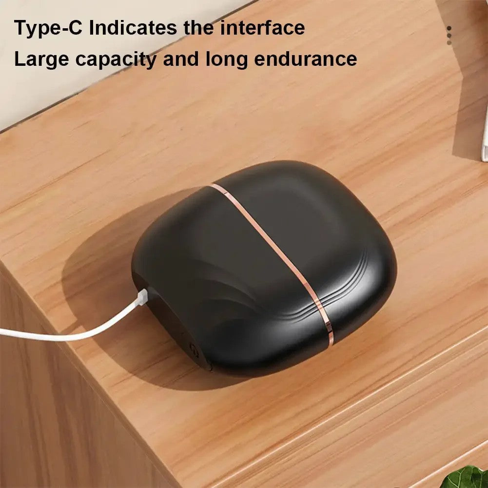 Cordless Hair Straightener Brush – 3 Temp Adjustable Fast Heating Electric Hot Brush