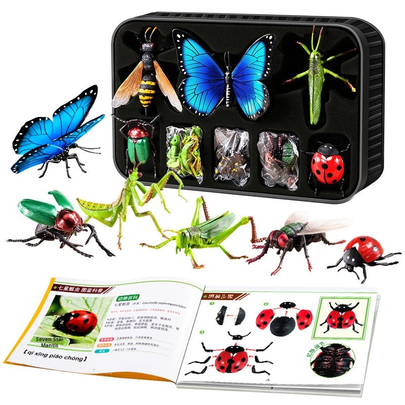 Insect Slot-Assembly Toys – 4D DIY Bug Puzzle Set for Kids’ Early Education & Animal Learning
