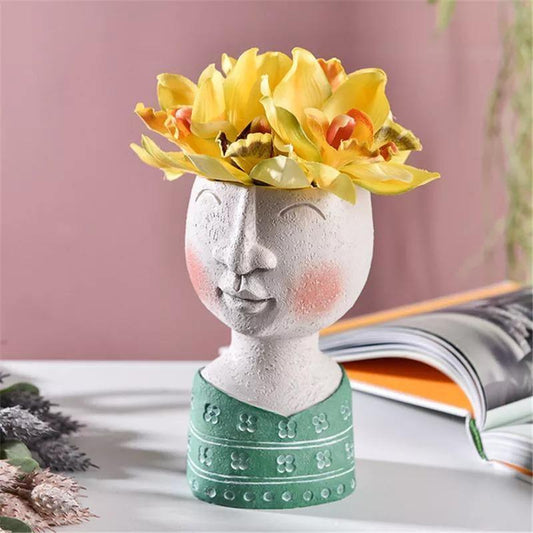Persona Caricature Sculpture Pot