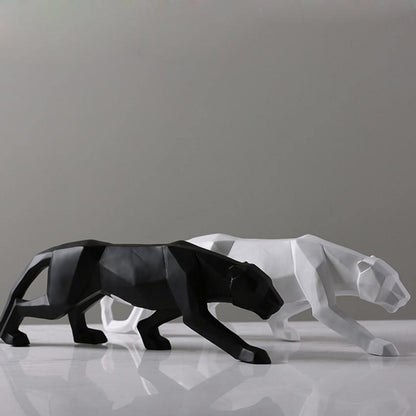 Panther Geometric Sculpture