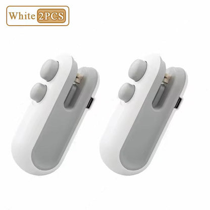 Mini Portable Heat Sealer Rechargeable Food Bag Sealer