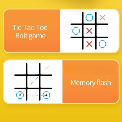 3-in-1 Classic Pocket Puzzle Game Console | Tic-Tac-Toe, Maze & Bolt